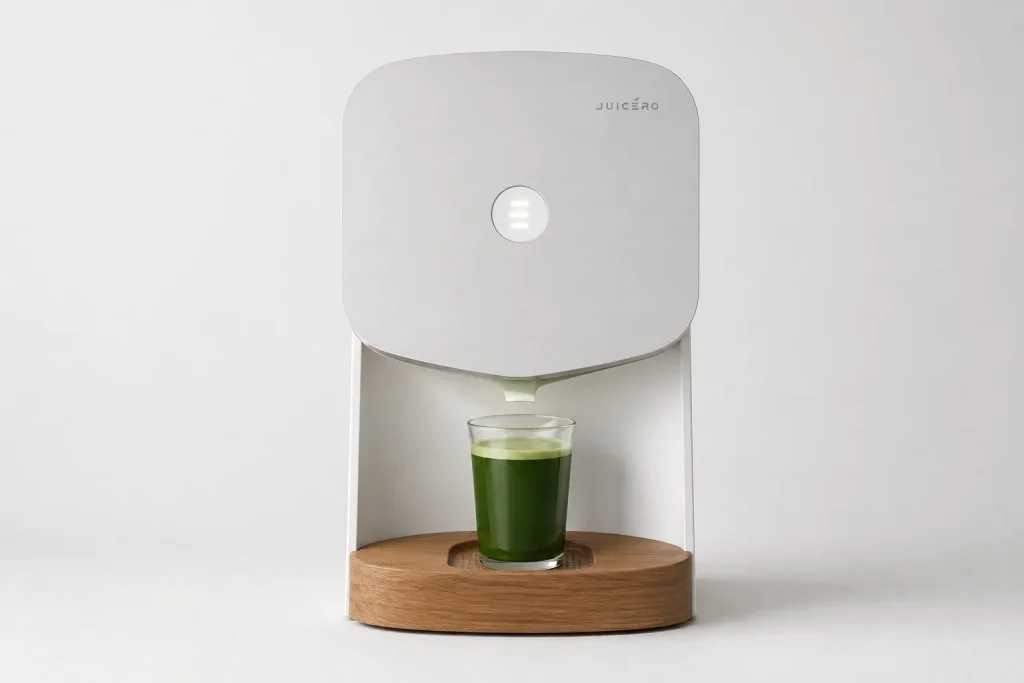 Early Juicero startup failure prototype development in San Francisco
